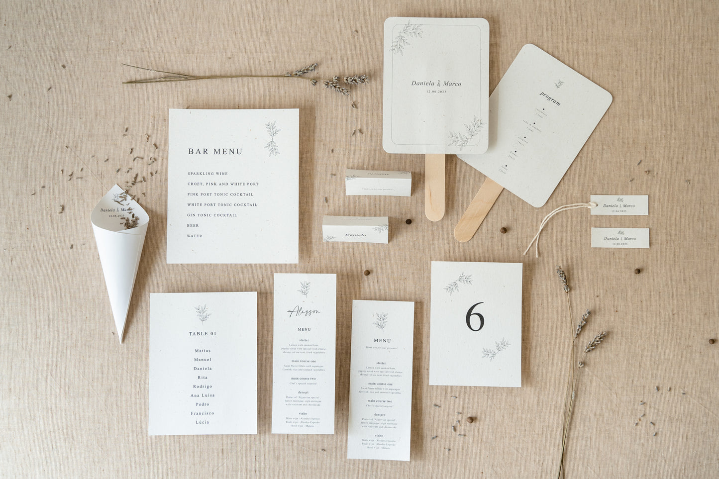 Table distribution card - Eco