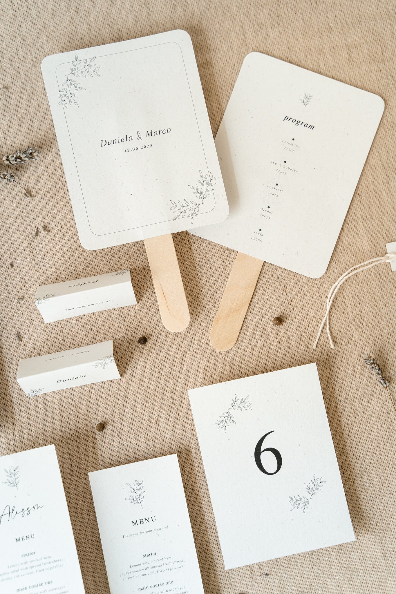 Table number - Eco Minimal