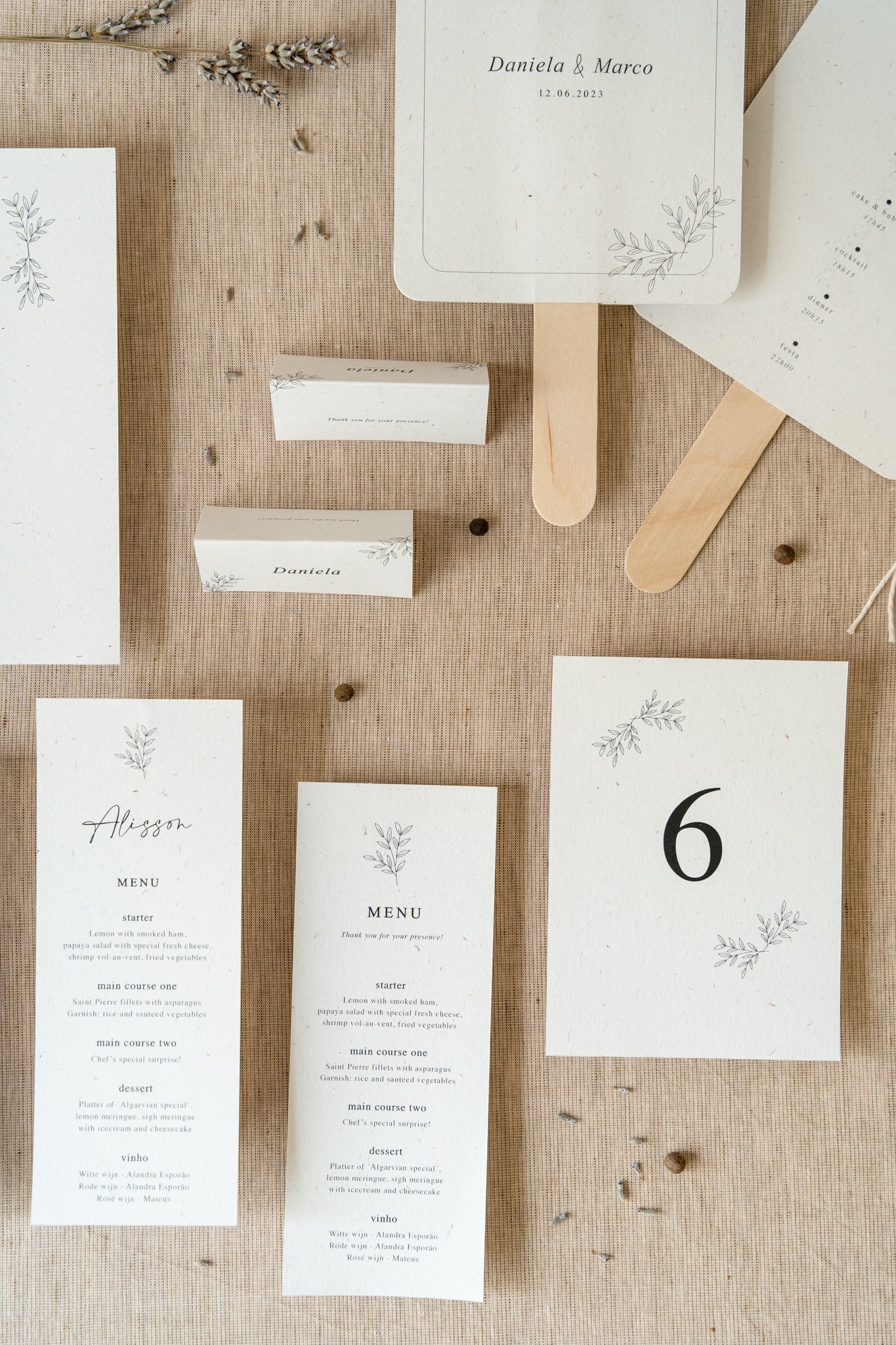 Table number - Eco Minimal