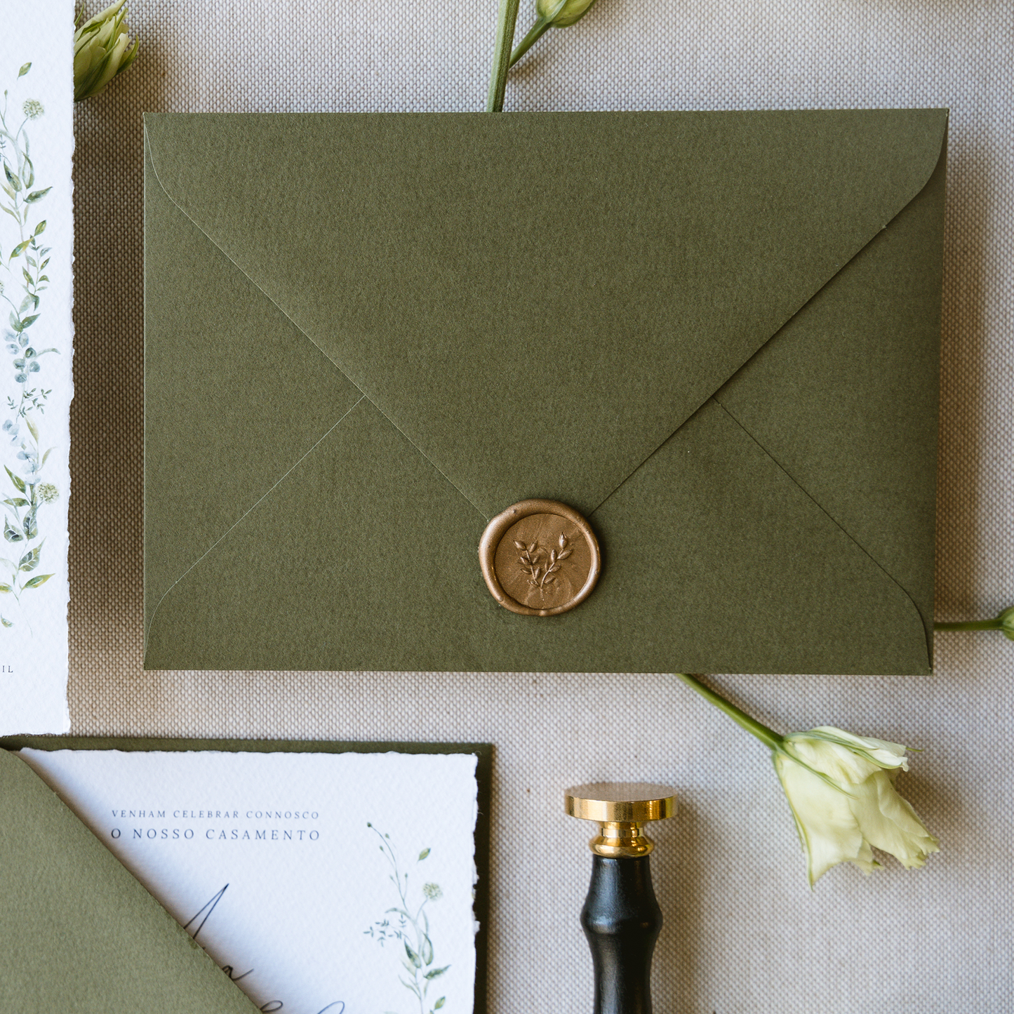 Envelope B6 Oliveira - 10 units