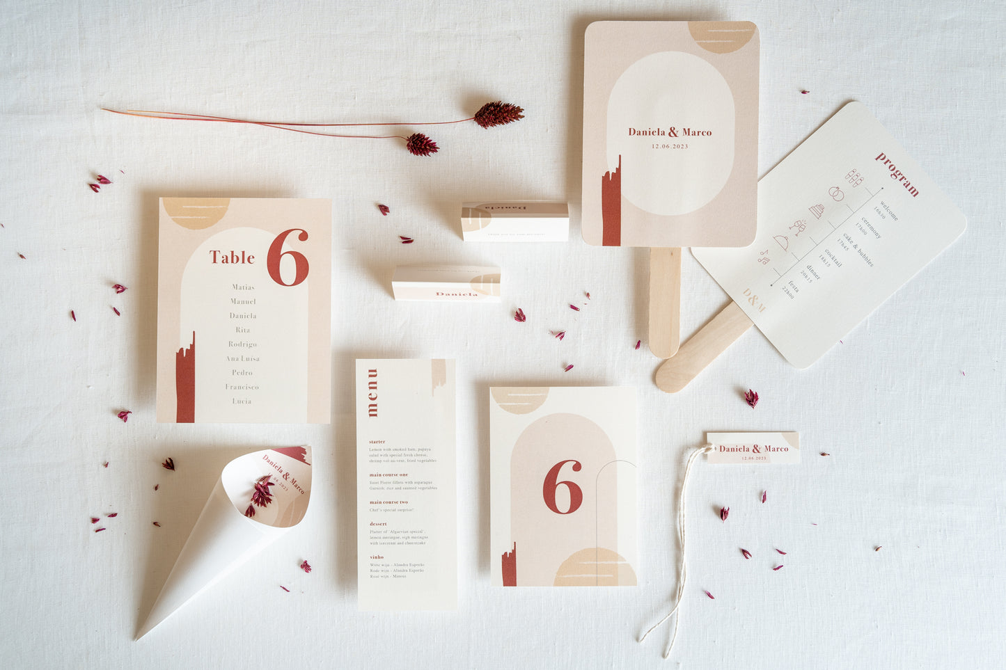 Table distribution card - Eco