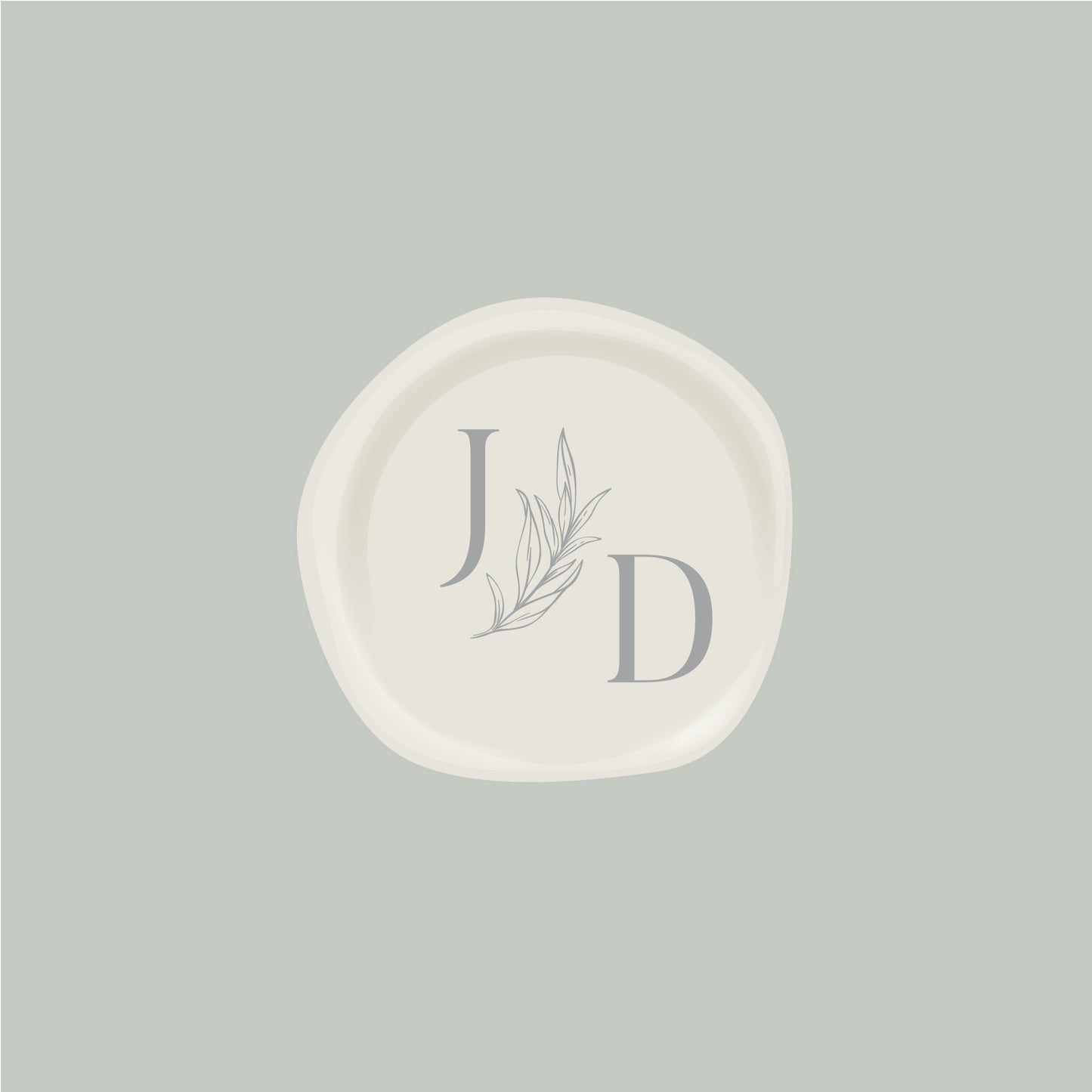 Sinete personalizado "Folhagem"