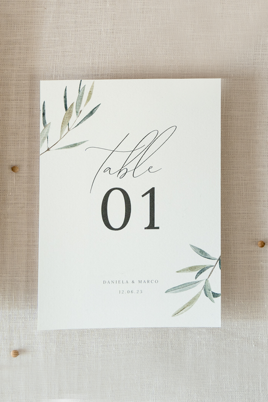 Numeração de mesa - Olival