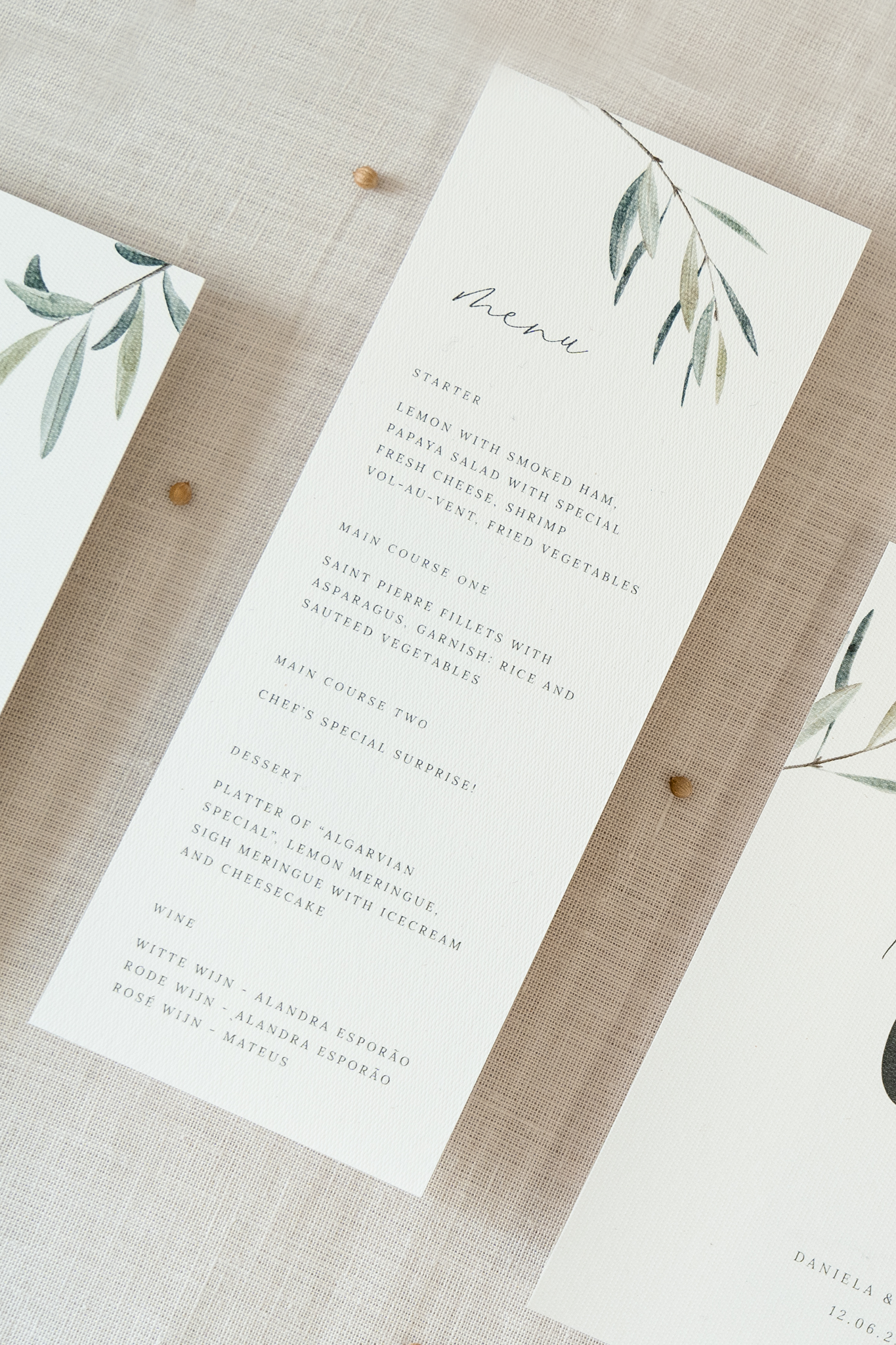 Olive Menu