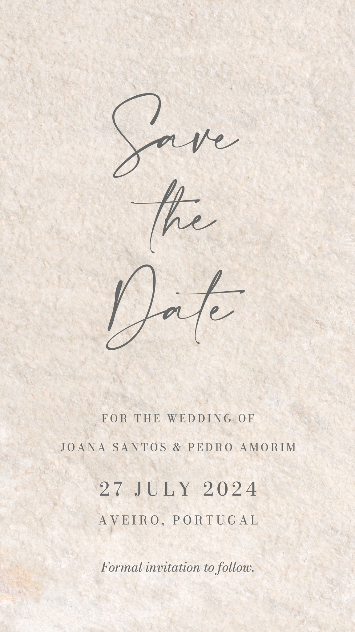 Save the Date Marble