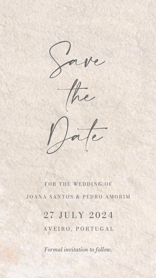 Save the Date Marble