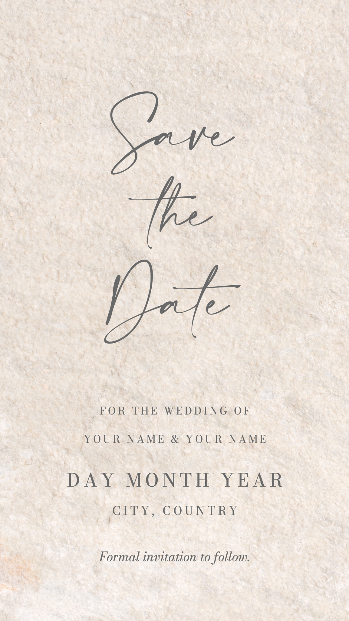 Save the Date Marble