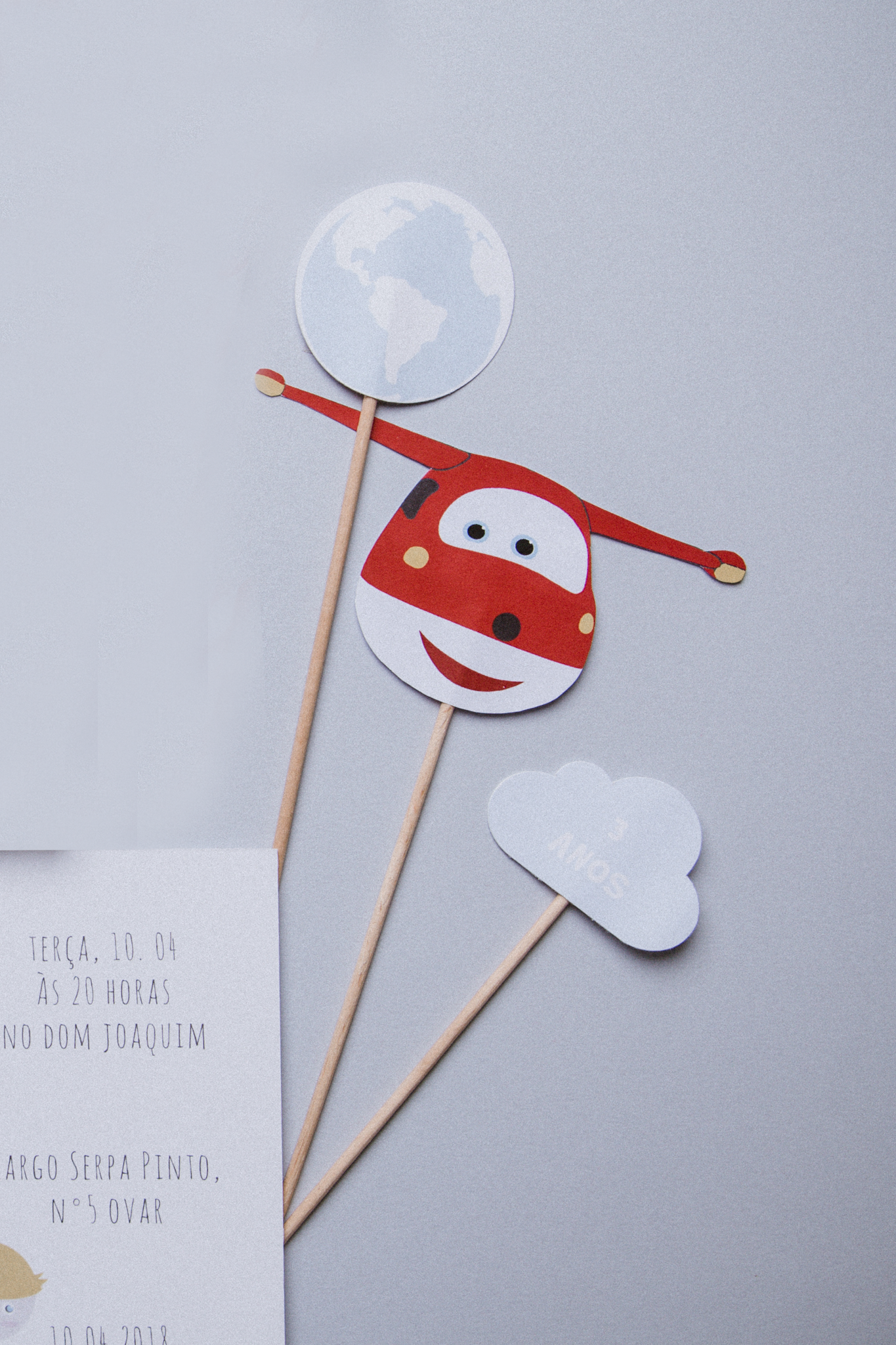 Topos de bolo Super Wings