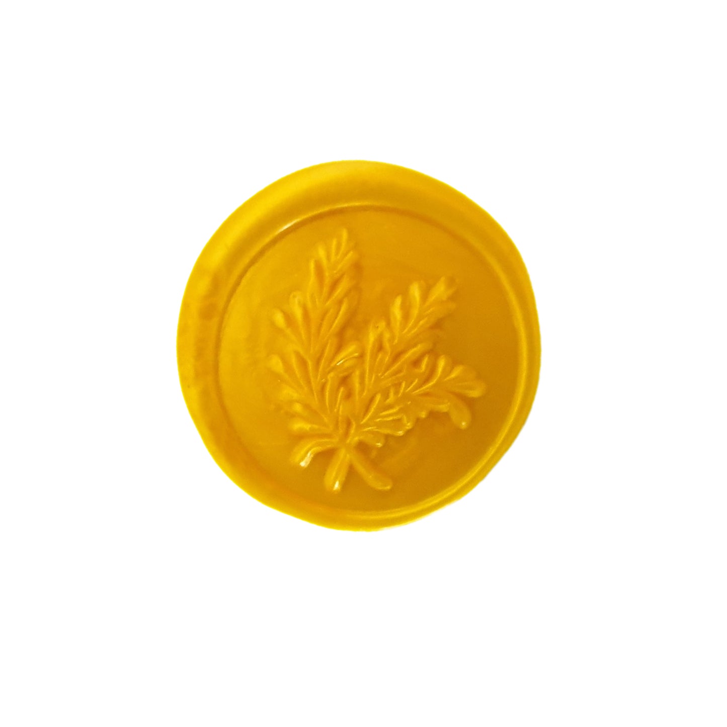 Metallic yellow wax seal - pack of 10