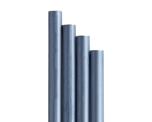 Wax seal bars - dusty blue metallic