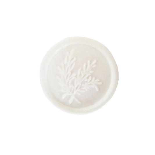 White wax seal - pack of 10