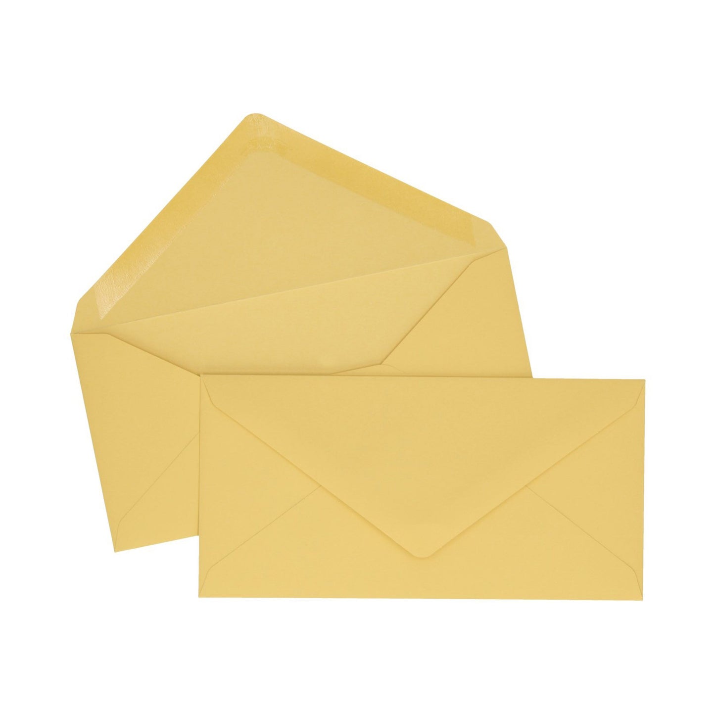 Envelope DL Amarelo Mostarda - 10 unidades