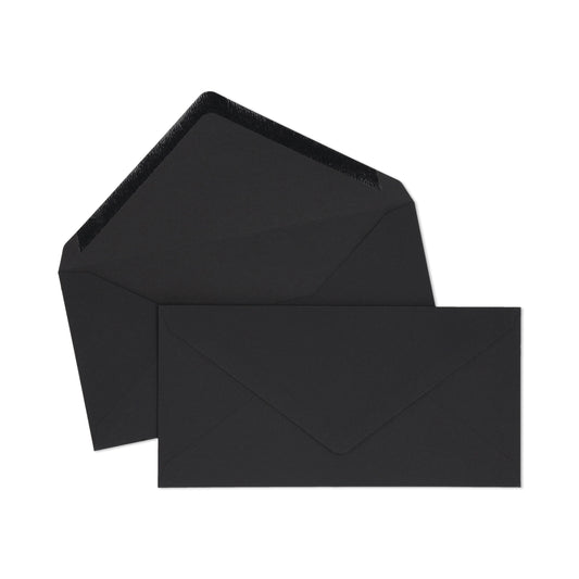 Envelope DL Preto - 10 unidades