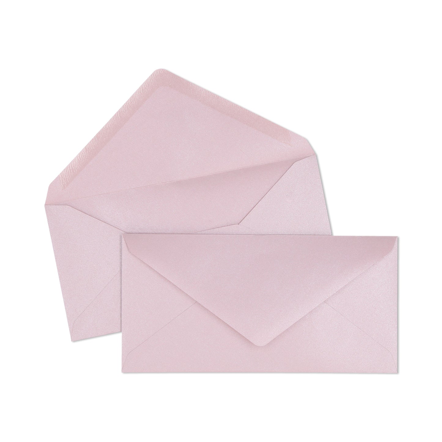 Envelope DL Rosa Metalizado - 10 unidades
