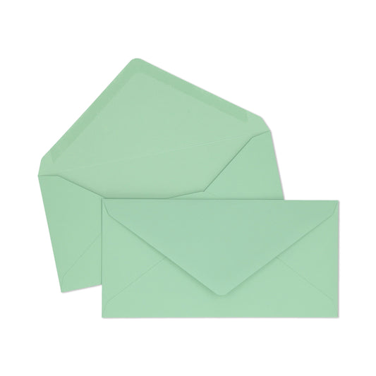 Envelope DL Verde Menta Claro - 10 unidades