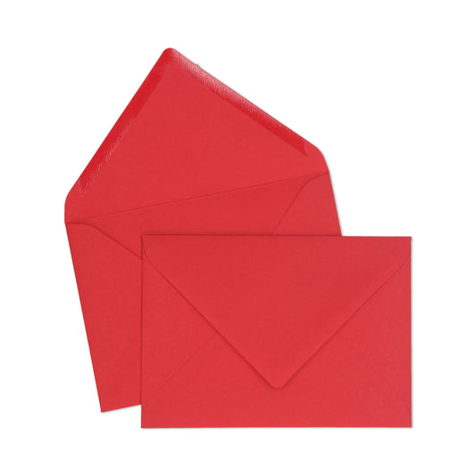 Envelope B6 Vermelho- 10 unidades