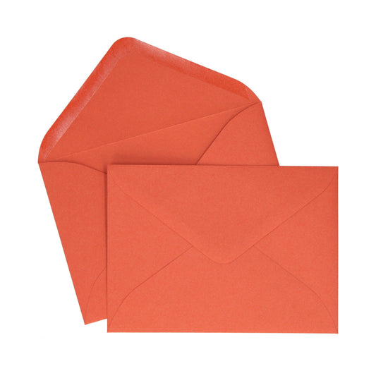 Orange red C5 envelope - 10 units