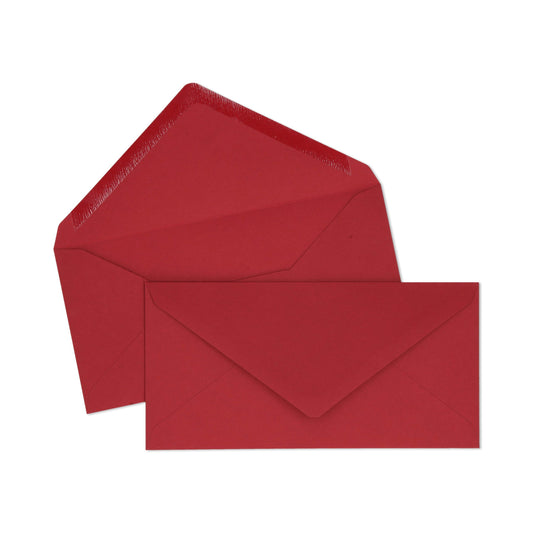 Envelope DL Vermelho Cereja - 10 unidades