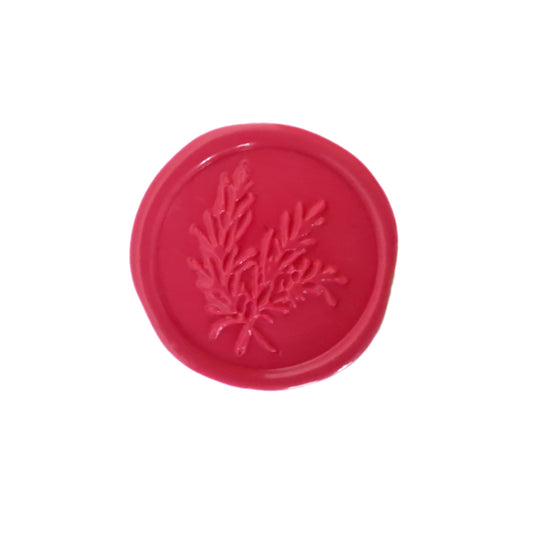 Raspberry wax seal - pack of 10