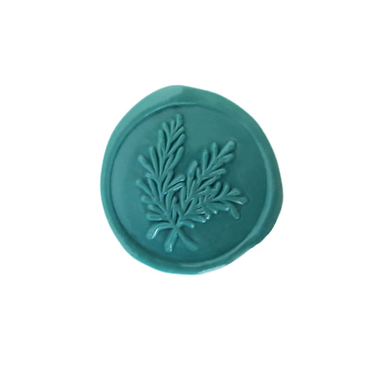 Turquoise wax seal - pack 10