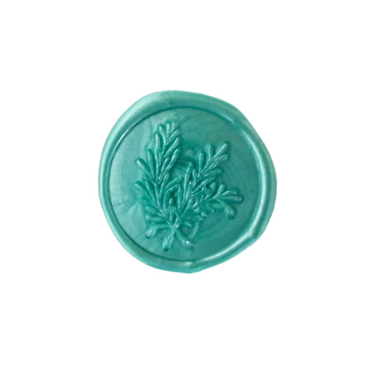Water green wax seal - pack 10